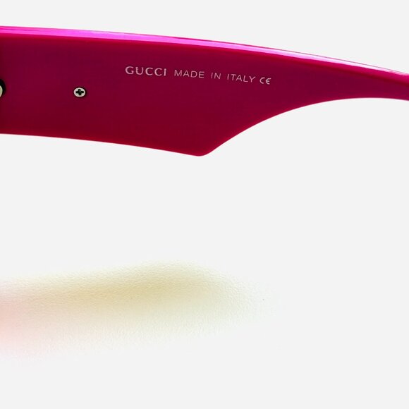 3666 GUCCI PINK SUNGLASSES OVERSIZED PINK LENS DESIGNER - Picture 8 of 11